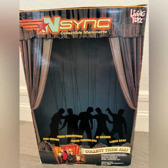 NSYNC Justin Timberlake Collectible Marionette Doll In Box Not Opened - Picture 5 of 11